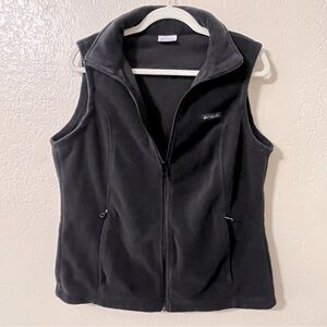Columbia Women's Benton Springs Fleece Vest size L Black
